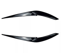 Load image into Gallery viewer, BMW G05 X5 2018-22 F95 X5M X6 G06 19-22 Headlight Eyelid Eyebrow Trim Gloss Black - STM STYLING 
