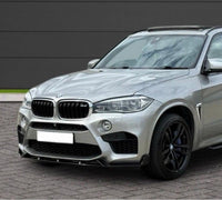 Load image into Gallery viewer, FRONT LIP SPLITTER SPOILER  FOR BMW X5M F85 X6M F86 M SPORT GLOSS BLACK 2014-19
