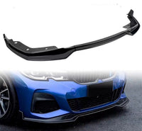 Load image into Gallery viewer, BMW 3 SERIES G20 G21 M PERFORMANCE MPS 19-21 FRONT SPLITTER GLOSS BLACK ABS - STM STYLING 
