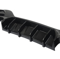 Load image into Gallery viewer, BMW 1 SERIES F20 F21 REAR DIFFUSER 2015+ FACELIFT LCI 135/140 LOOK GLOSS BLACK

