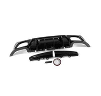 Load image into Gallery viewer, G20 G21 QUAD EXHAUST COMPETITION STYLE REAR DIFFUSER TAIL PIPE FOR BMW 3 SERIES - STM STYLING 
