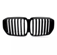 Load image into Gallery viewer, BMW X5 G05 LCI 2023-2025 FRONT KIDNEY GRILLE GRILL SINGLE SLAT GLOSS BLACK - STM STYLING 
