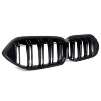 Load image into Gallery viewer, BMW 2 Series F44 Gran Coupe 2020+ Gloss Black Dual Slats Front Kidney Grille Abs - STM STYLING 
