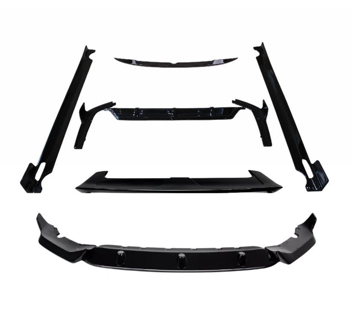 BMW X7 G07 LCI FACELIFT BODY KIT SPLITTER LIP DIFFUSER SIDE SKIRT SPOILER 2023+