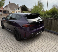 Load image into Gallery viewer, BMW F70 1 SERIES FLAT ROOF SPOILER REAR LIP GLOSS BLACK - STM STYLING 
