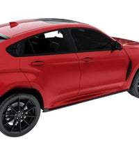 Load image into Gallery viewer, BMW F15 F85 X5M X6M F86 F16 GLOSS BLACK FULL SIDE SKIRT SKIRTS EXTENSION BLADE

