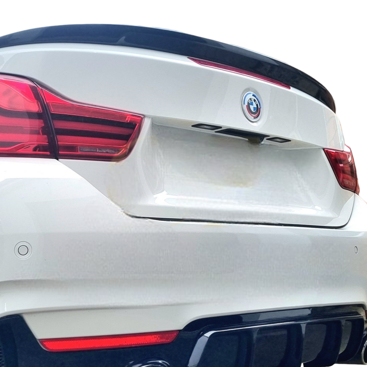 Car Boot Spoiler - Fits BMW F33 F83 4 Series cabriolet - MP Style - Gloss Black