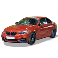 Load image into Gallery viewer, BMW 2 Series F22 Gloss black kit splitter diffuser side extensions
