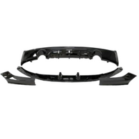 Load image into Gallery viewer, BMW 2 Series F22 Gloss black kit splitter diffuser side extensions
