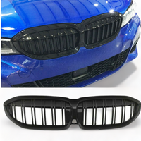 Load image into Gallery viewer, BMW 3 Series G20 G21 2019+ Kidney grille grill dual slat M look gloss black
