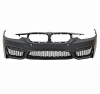 Load image into Gallery viewer, BMW 3 series F30 F31 sport M3 style front bumper with mesh Grille abs pp lip
