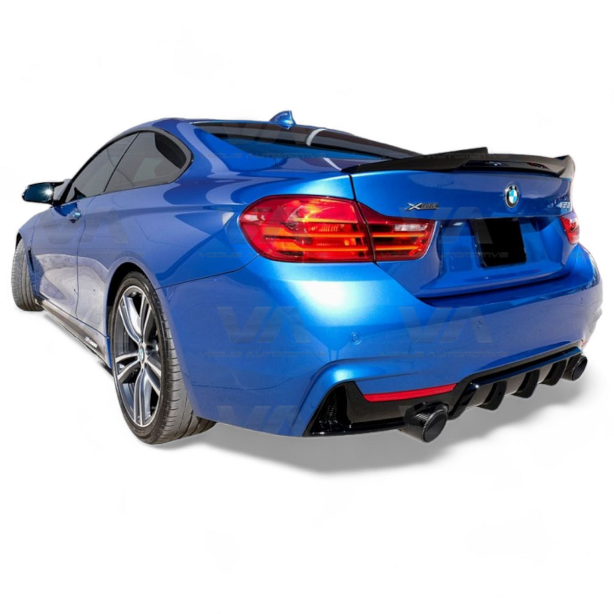 BMW 4 Series F32 gloss black M4 Style rear boot spoiler coupe2014-2020