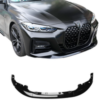 Load image into Gallery viewer, BMW 4 Series G22 G23 G26 Full Performance Front Splitter Lip Spoiler Gloss Black 2020+
