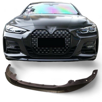 Load image into Gallery viewer, BMW 4 Series G22 M Sport front splitter bumper lip spoiler gloss black chin - STM SPORT
