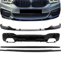 Load image into Gallery viewer, BMW 5 Series G31 Kit Splitter MP Diffuser Extensions Gloss Black Touring Estate
