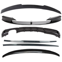 Load image into Gallery viewer, BMW Carbon Look F30 3 Series Kit Splitter Diffuser Side Extensions Spoiler
