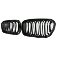 Load image into Gallery viewer, BMW F20 F21 1 Series Gloss Black Double Slat Front Grille
