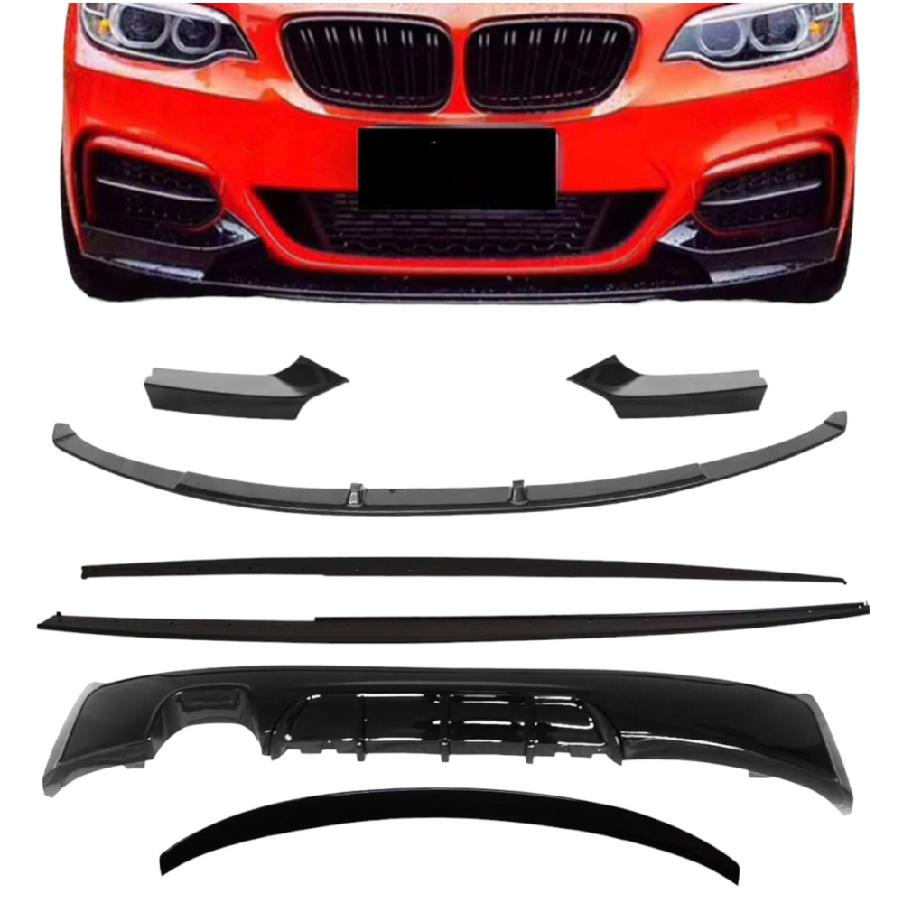 BMW F22 F23 Gloss black MP Performance body kit 2 Series