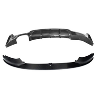 Load image into Gallery viewer, BMW F32 Kit front lip splitter rear spoiler diffuser sides coupe 4 series carbon look
