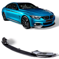 Load image into Gallery viewer, BMW F32 Kit front lip splitter rear spoiler diffuser sides coupe 4 series carbon look
