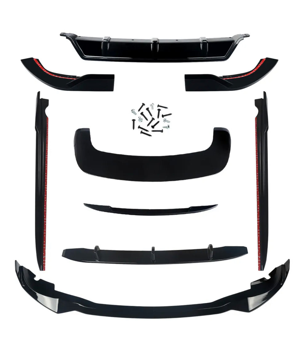 BMW X5 G05 Gloss Black Full Body Kit Front Splitter Rear Diffuser Side Skirt