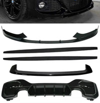 Load image into Gallery viewer, BMW 1 SERIES F20 LCI 15-18 FRONT LIP SPLITTER REAR DIFFUSER SPOILER BODYKIT DUAL
