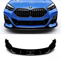 Load image into Gallery viewer, BMW 2 SERIES GRAN COUPE F44 FRONT LIP SPLITTER GLOSS BLACK 2020+
