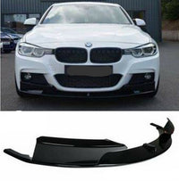 Load image into Gallery viewer, BMW 3 SERIES F31 SPLITTER M SPORT FRONT LIP SPOILER GLOSS BLACK MP STYLE ESTATE
