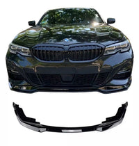 Load image into Gallery viewer, BMW 3 SERIES G20 G21 M PERFORMANCE MPS 19-21 FRONT SPLITTER GLOSS BLACK ABS
