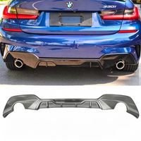 Load image into Gallery viewer, BMW 3 SERIES G20 G21 REAR VALENCE DIFFUSER M PERFORMANCE 2019+ CARBON LOOK
