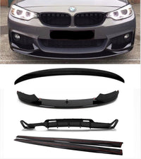 Load image into Gallery viewer, BMW 4 SERIES F32 F33 F36 PERFORMANCE STYLE GLOSS BODY KIT FOR M SPORT SPLITTER
