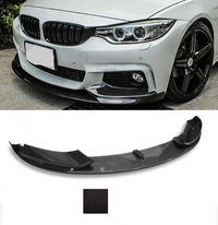 Load image into Gallery viewer, BMW 4 SERIES M SPORT F33 M PERFORMANCE FRONT SPLITTER LIP SPOILER CARBON LOOK
