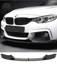 Load image into Gallery viewer, BMW 4 Series F32 F33 F36 M Sport Performance Front Splitter Lip Carbon Look ABS
