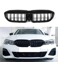 Load image into Gallery viewer, BMW 5 SERIES G30 G31 F90 M5 LOOK KIDNEY GRILLE DOUBLE SLAT 2021 ONWARDS

