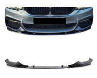 Load image into Gallery viewer, BMW 5 SERIES G30 G31 FRONT BUMPER SPLITTER LIP SPOILER M SPORT GLOSS BLACK
