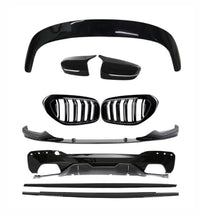 Load image into Gallery viewer, BMW 5 SERIES G31 ESTATE TOURING PRE DIFFUSER LIP BODY KIT GRILLES MIRRORS GLOSS
