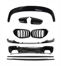 Load image into Gallery viewer, BMW 5 SERIES G31 ESTATE TOURING PRE DIFFUSER LIP BODY KIT GRILLES MIRRORS GLOSS
