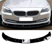 Load image into Gallery viewer, BMW 5 Series F10 F11 SE Pre Lci Gloss Black Front Splitter Spoiler Lip 2010-2014
