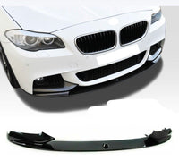 Load image into Gallery viewer, BMW 5 Series F10 Splitter F11 Gloss Black Front Spoiler Lip M Sport 2010-2017

