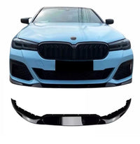 Load image into Gallery viewer, BMW 5 Series G30 G31 LCI M Sport Front Splitter Spoiler Lip Kit Gloss Black
