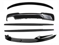 Load image into Gallery viewer, BMW F10 5 SERIES BODY KIT FRONT LIP SPLITTER DIFFUSER SPOILER SIDES GLOSS TWIN
