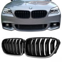 Load image into Gallery viewer, BMW F10 F11 5 Series 10-16 Kidney Grille Grill Grilles Gloss Black Twin Slats
