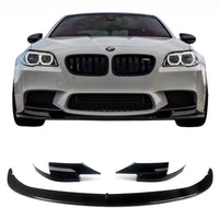 Load image into Gallery viewer, BMW F10 M5 FRONT BUMPER SPLITTER LIP REAR DIFFUSER SPOILER GLOSS BLACK 10-16
