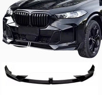 Load image into Gallery viewer, BMW G06 X6 LCI 23-25 MP Style Gloss Black Front Spoiler Splitter Lip Abs
