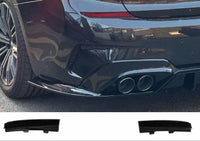 Load image into Gallery viewer, BMW G20 G80 3 SERIES GLOSS BLACK REAR BUMPER DIFFUSER SPLITTER CANARDS LIP
