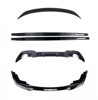 Load image into Gallery viewer, BMW G20 Kit Full Length Side Extensions Bodykit 3 Series Gloss Black Mp Diffuser 2 Piece Splitter - STM STYLING 
