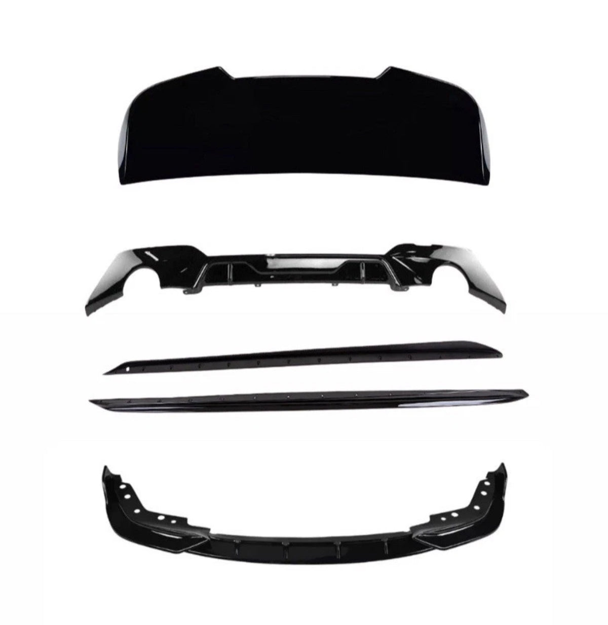 BMW G21 3 SERIES BODY KIT TOURING ESTATE STM SPLITTER V SPOILER DIFFUSER GLOSS