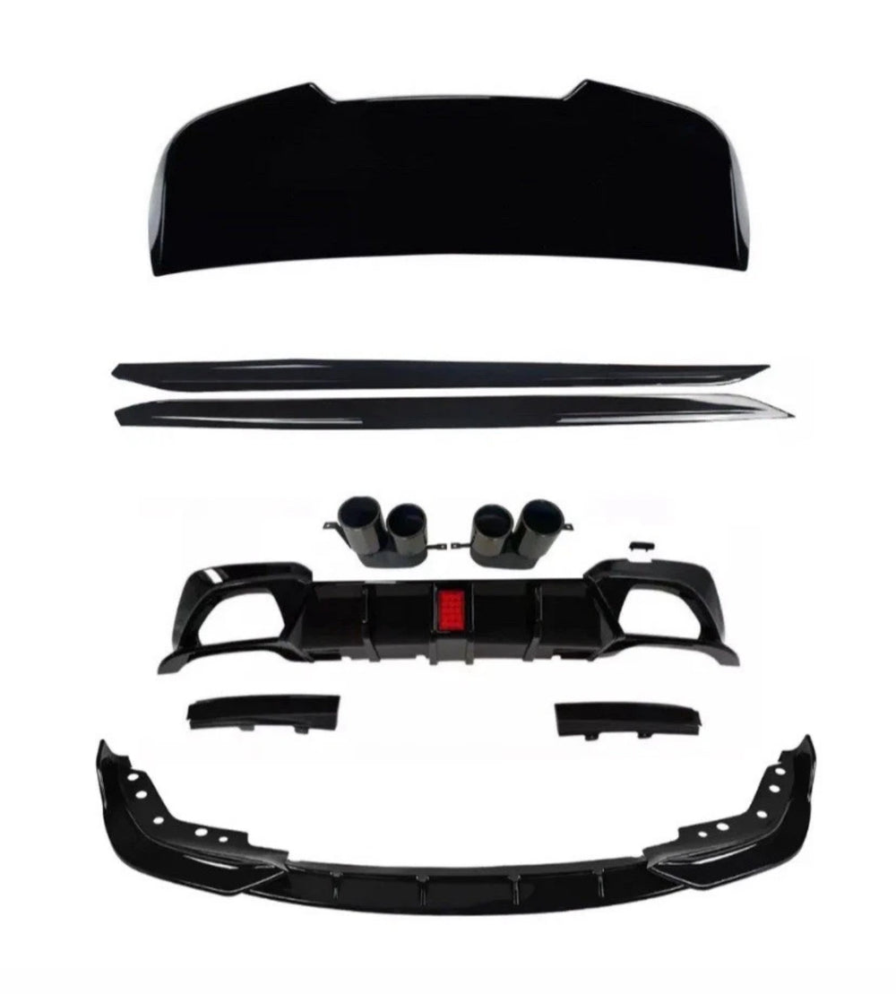 BMW G21 3 SERIES TOURING ESTATE BODY KIT STM SPLITTER QUAD LED DIFFUSER MP ROOF