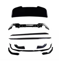 Load image into Gallery viewer, BMW G21 3 SERIES TOURING ESTATE SPLITTER REAR DIFFUSER MP BODY KIT BODYKIT GLOSS BLACK
