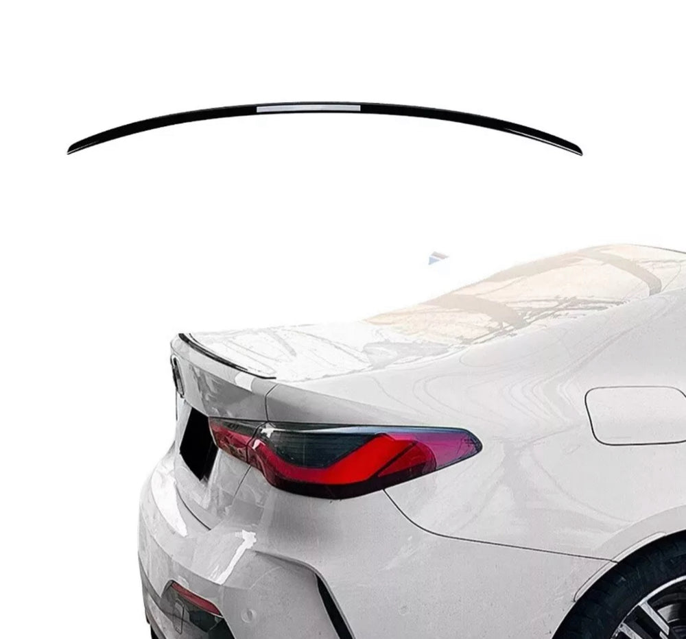 BMW G22 G82 4 Series  Boot lip Spoiler Coupe Gloss Black 2021 2024